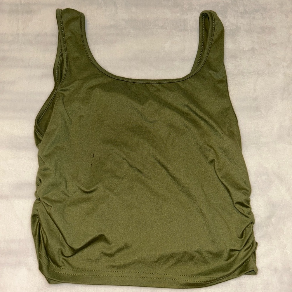 SHEIN Olive Green Tank Top